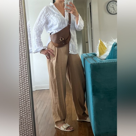 Zara Pants - Zara beige linen pants